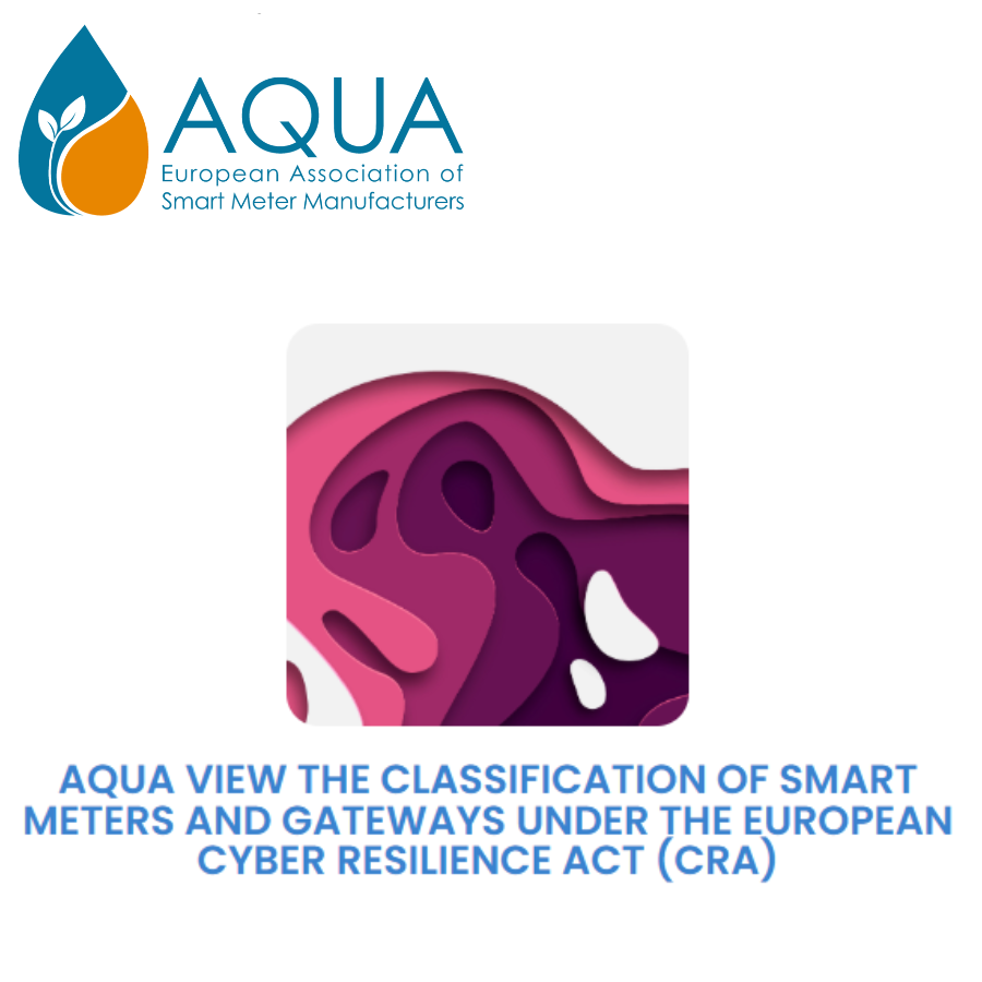 AQUA publishes its position on the Cyber Resilience Act (CRA)